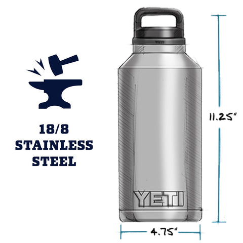 YETI Rambler wide mouth interior view showing easy filling and cleaning benefit