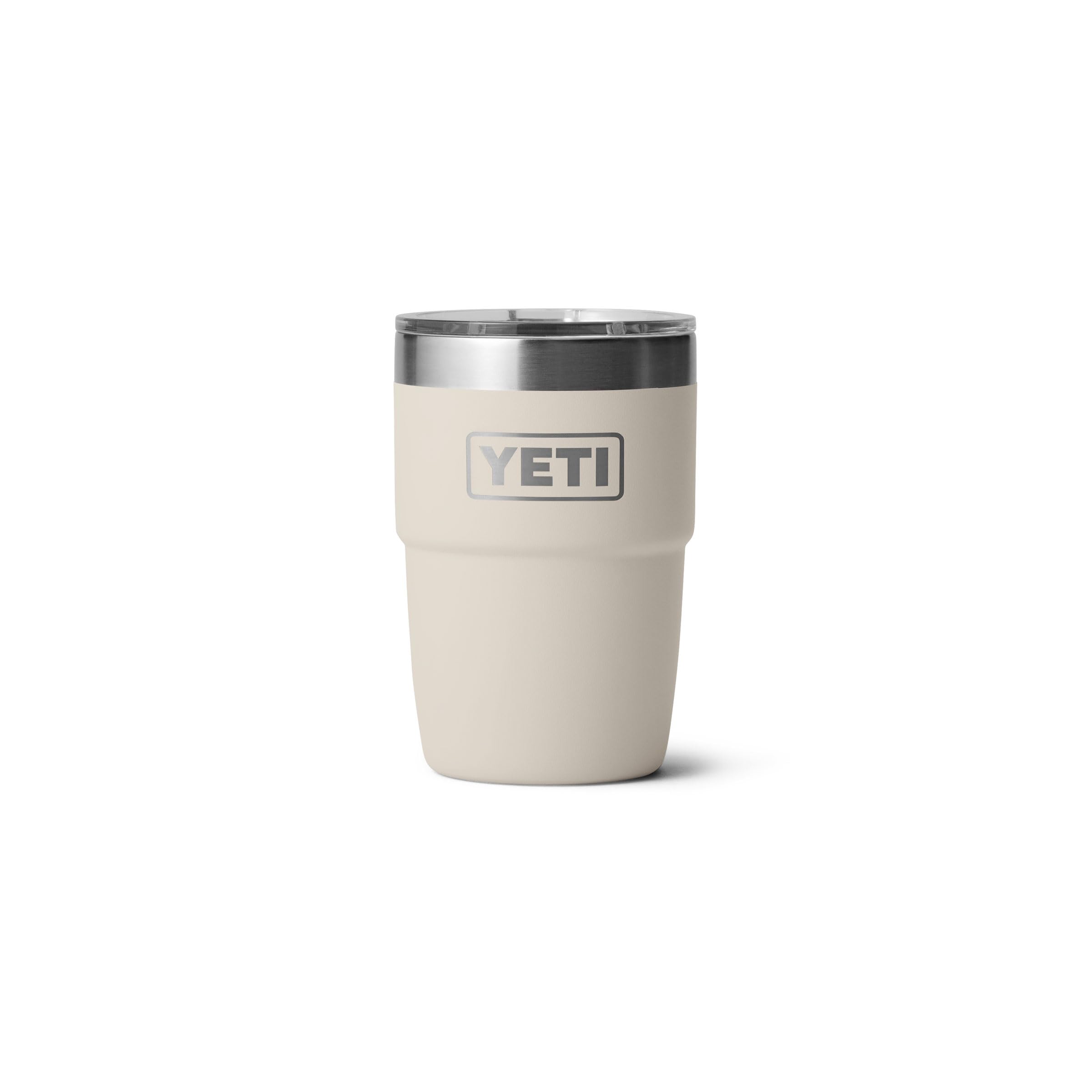 YETI Rambler 8 oz front view in Cape Taupe showing compact durable design and insulation