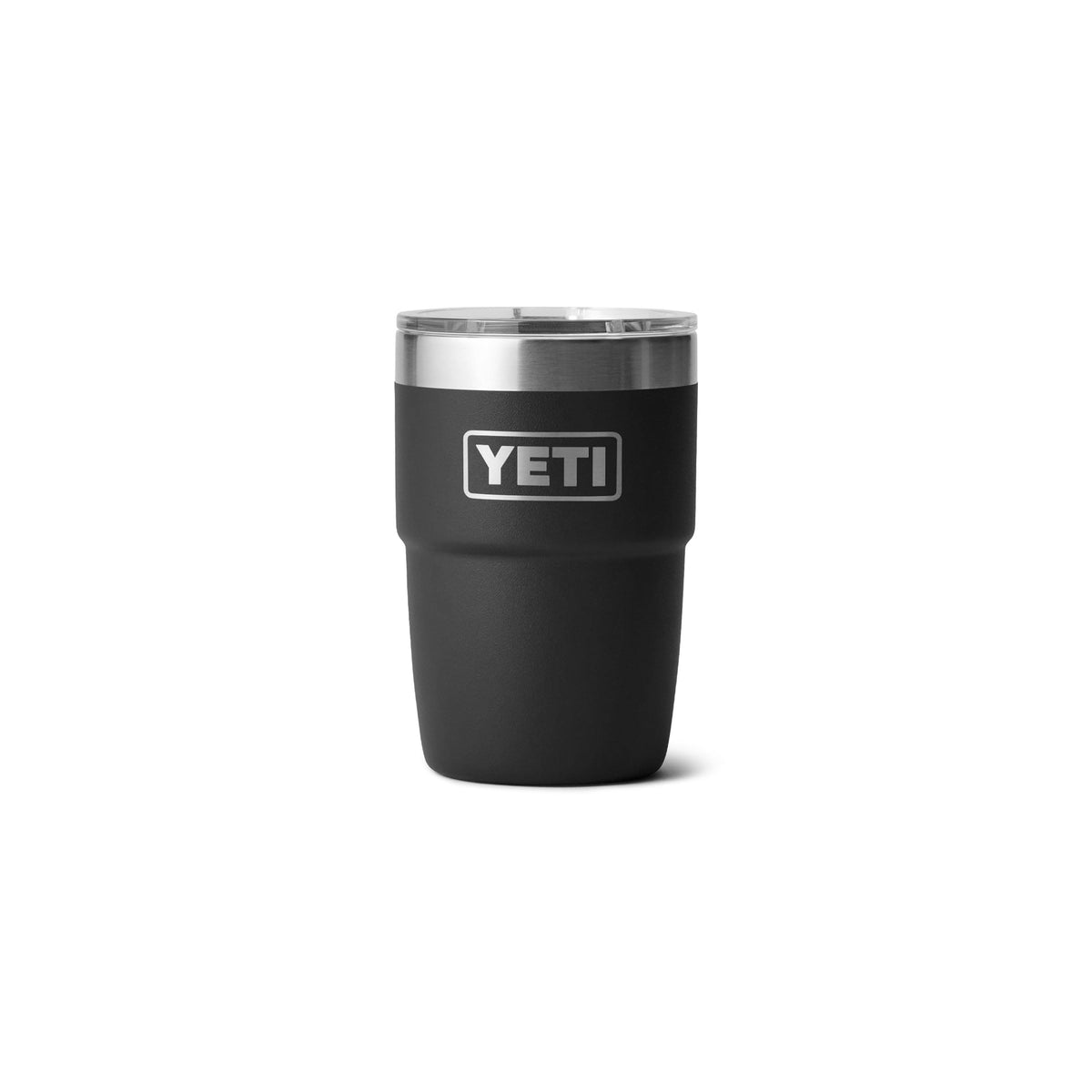 YETI Rambler 8 oz front view showing compact durable design and temperature control