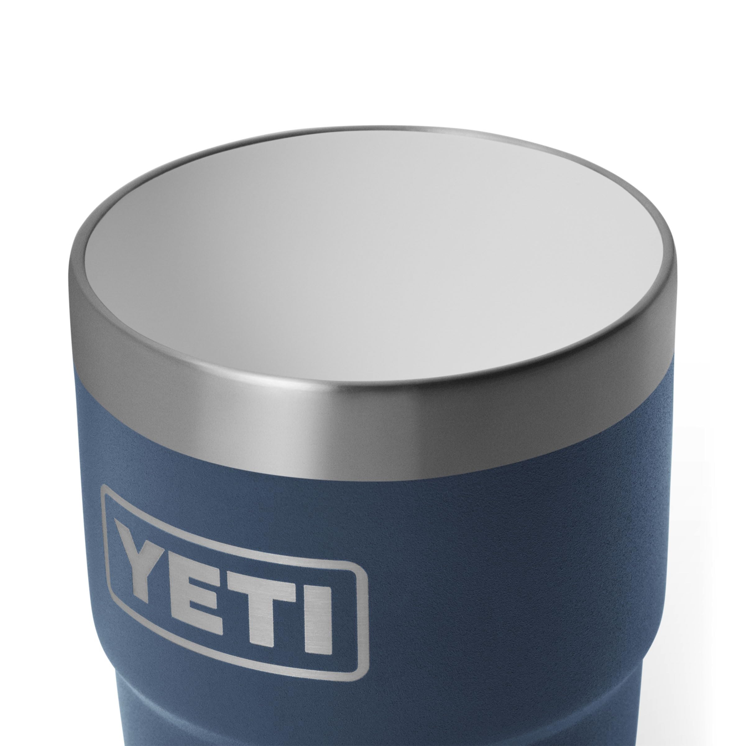 YETI Rambler held in hand showing scale and comfortable one-handed use