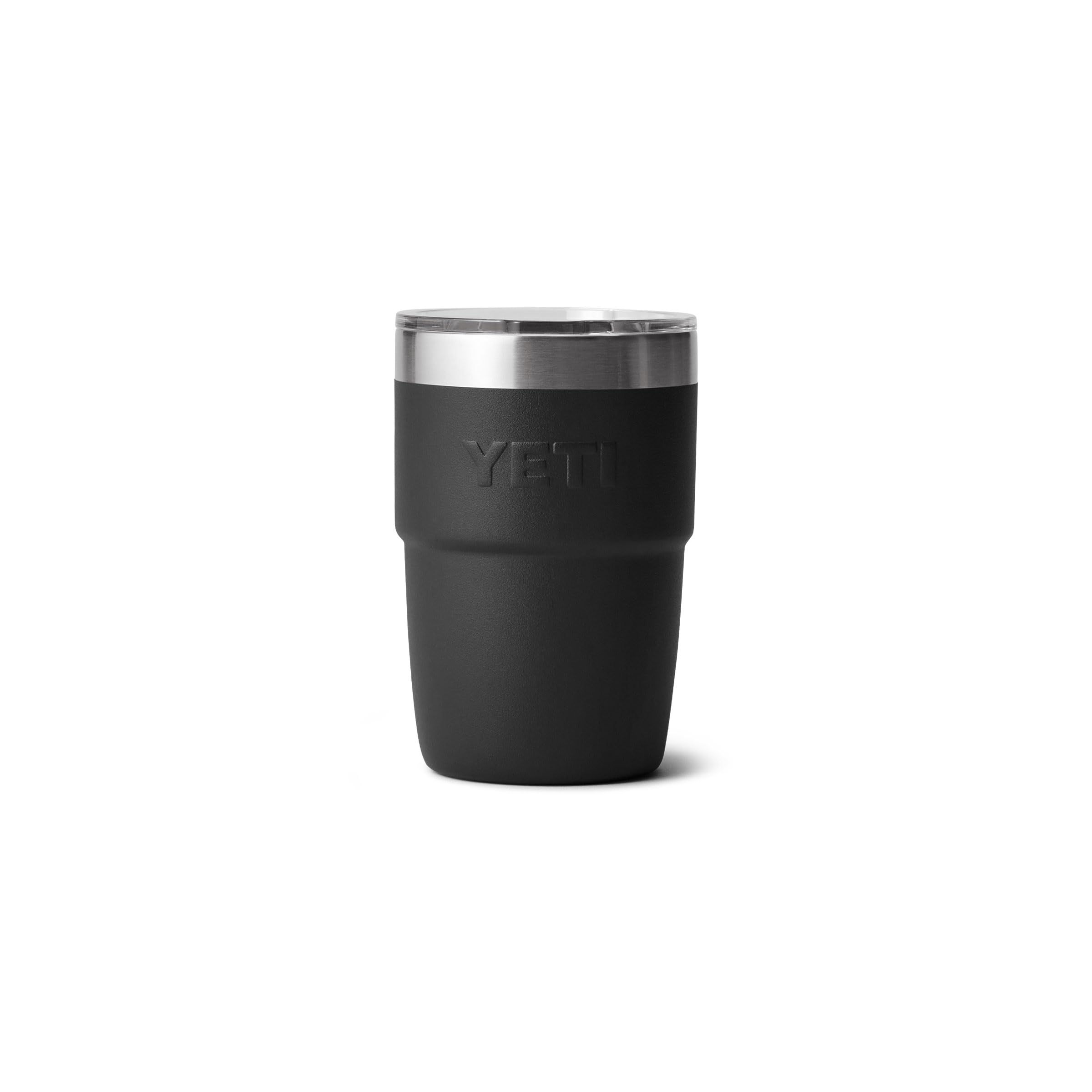 YETI Rambler held in hand showing scale and comfortable single-handed use
