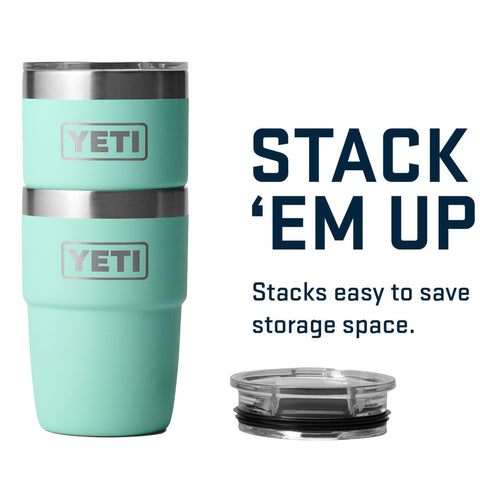 YETI Rambler under espresso machine demonstrating barista-friendly fit
