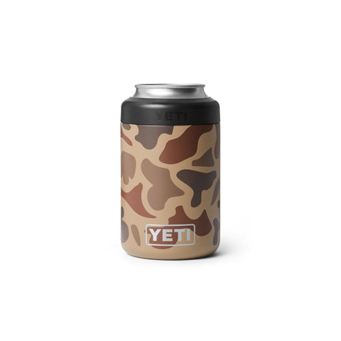 YETI Colster side profile highlighting sturdy steel construction benefit