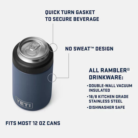 YETI Colster top view showing Load-and-Lock gasket and leak prevention