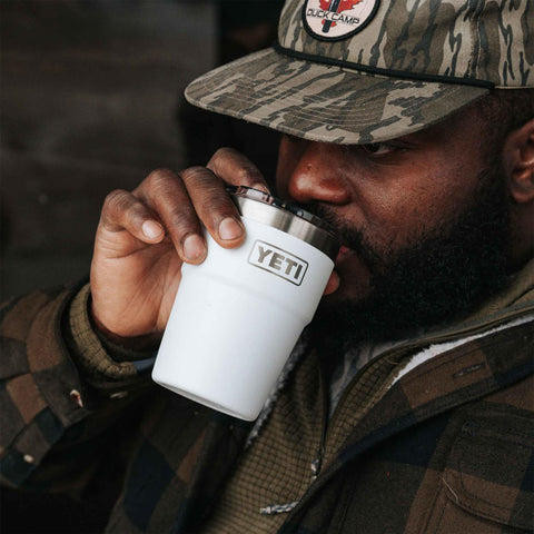 YETI Rambler being placed in dishwasher highlighting easy cleanup