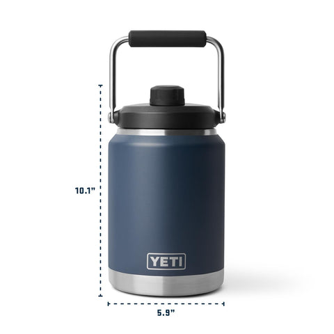 YETI Rambler ergonomic handle grip for comfortable carrying when full
