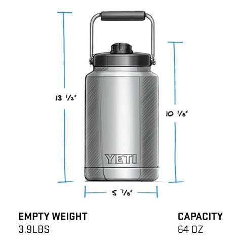 YETI Rambler wide mouth and stainless interior for easy cleaning and filling