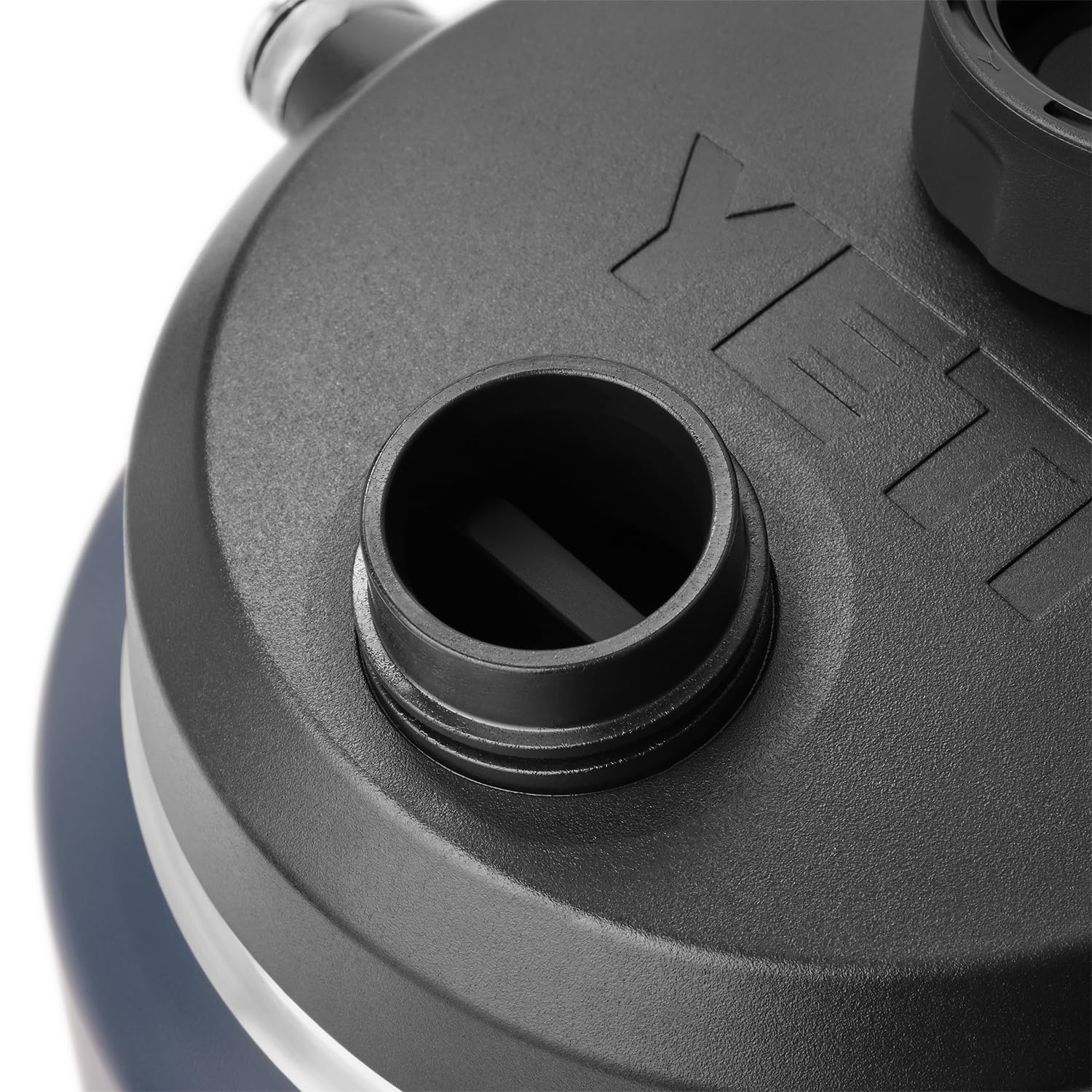 YETI Rambler pouring water outdoors, illustrating spill-free, controlled flow