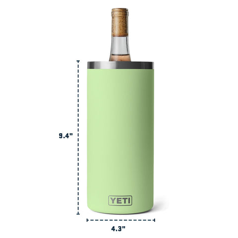YETI Rambler Wine Chiller on picnic blanket showing outdoor use and chilled serving convenience