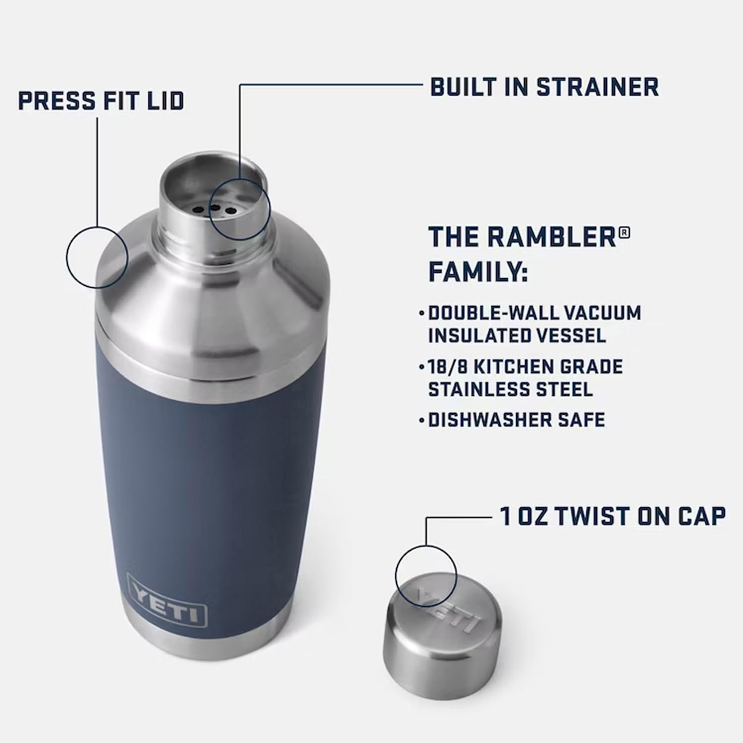 YETI Rambler lid detail highlighting leak-resistant seal and spill protection benefit