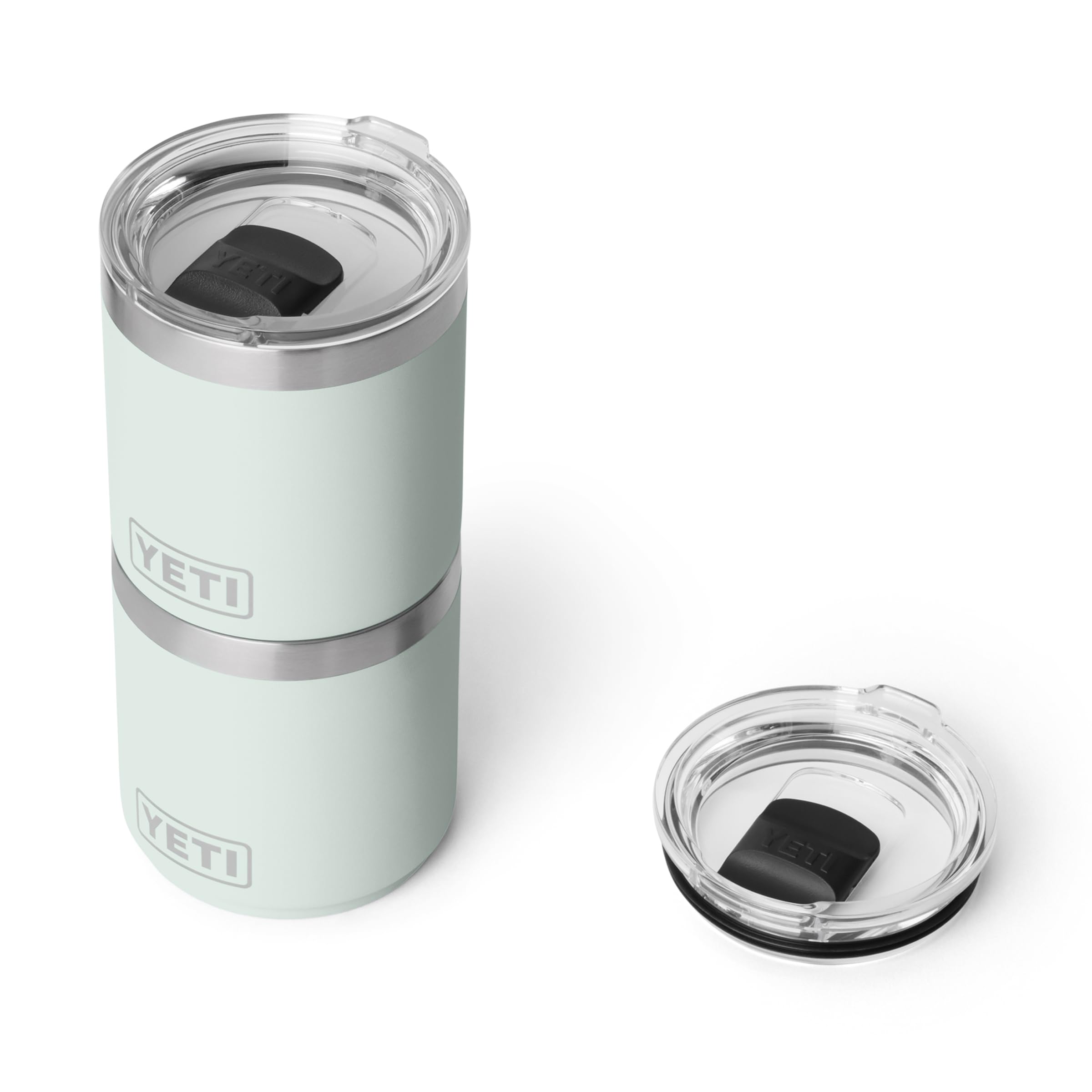 YETI MagSlider lid detail demonstrating spill reduction and easy access