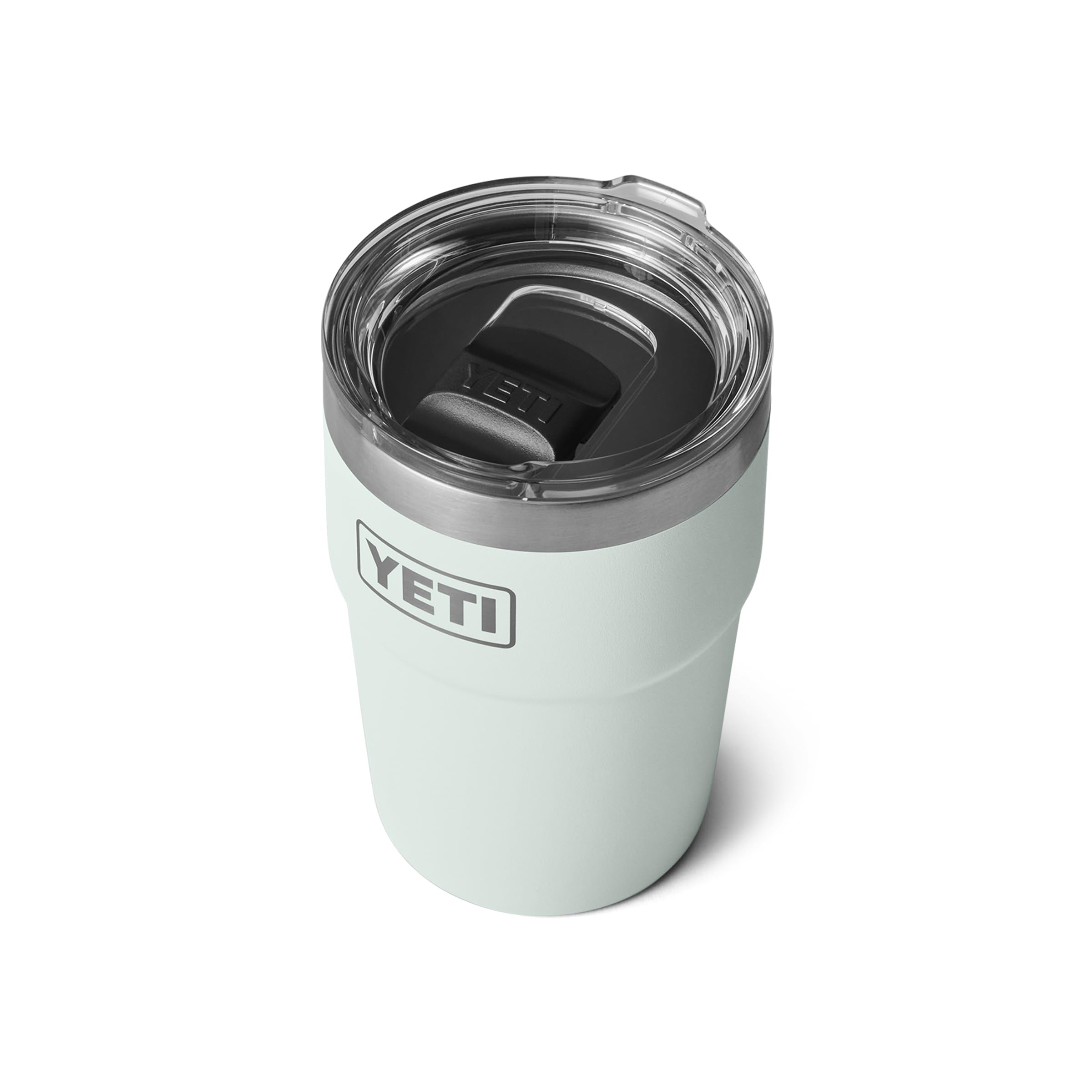 YETI Rambler MagSlider lid detail showing magnetic closure for convenient sipping