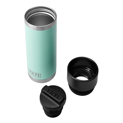 YETI Rambler no-sweat exterior close-up keeping hands and bag dry