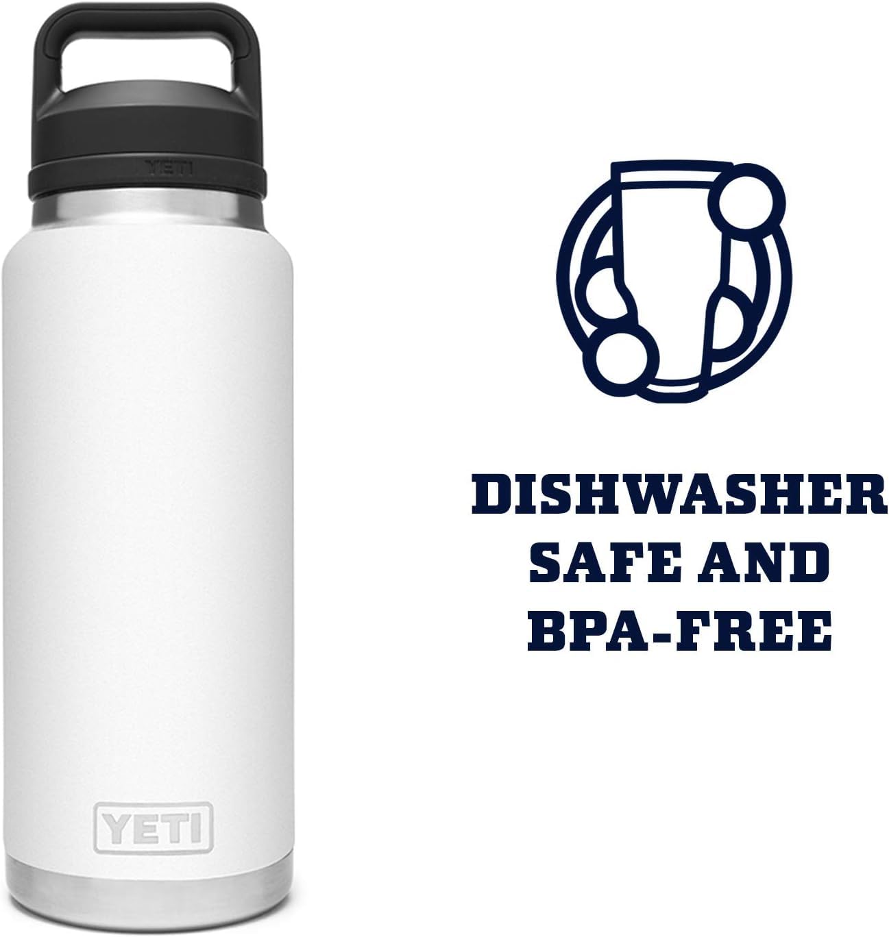 YETI pouring water in use demonstrating easy flow and one-handed operation benefit