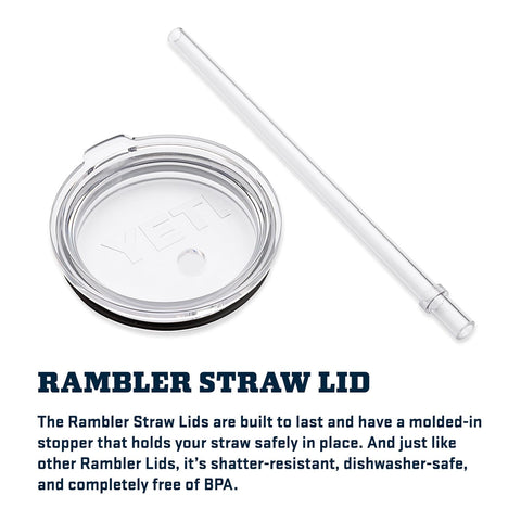 YETI Rambler held in hand for scale showing 35-ounce capacity and ergonomic size