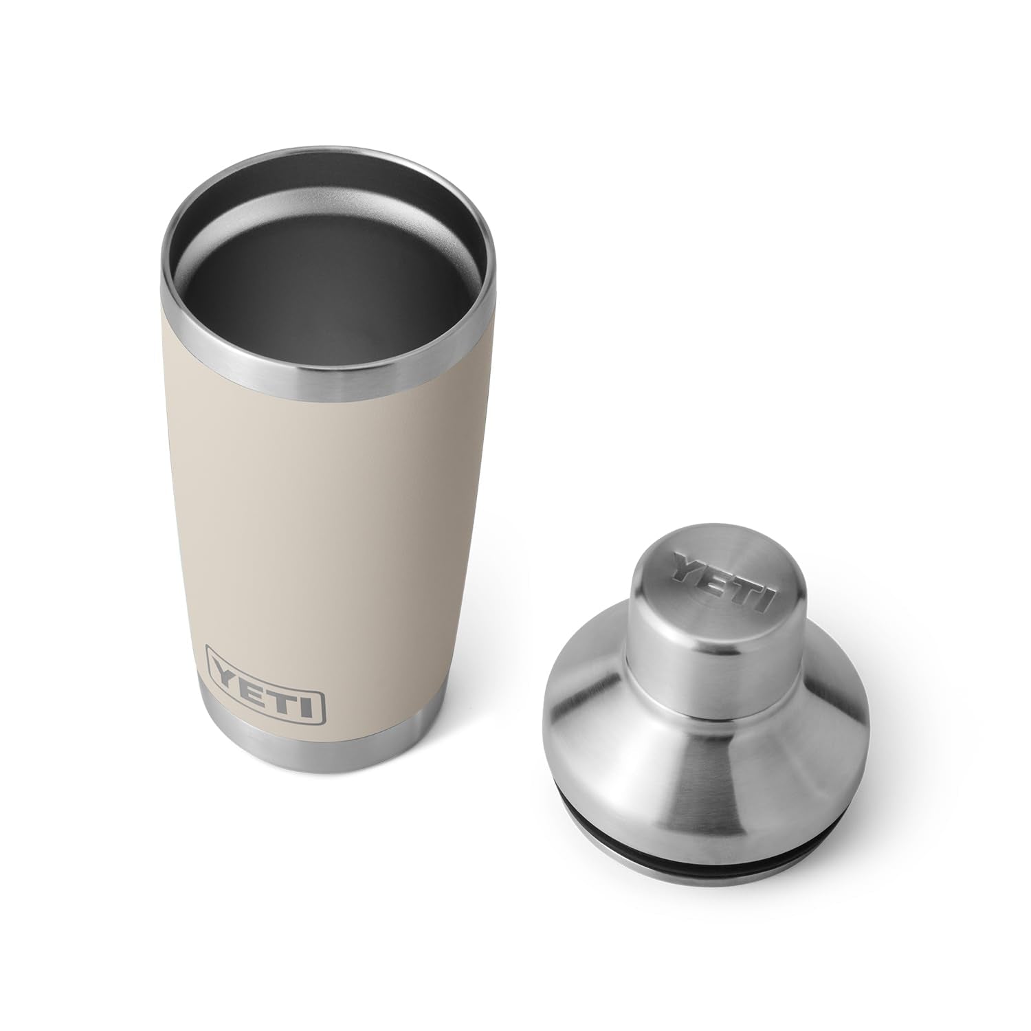 YETI Rambler cap seal close-up showing leak-resistant design for confident shaking