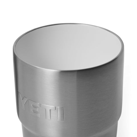 YETI Ramblers stacked to show space-saving storage and organized counters