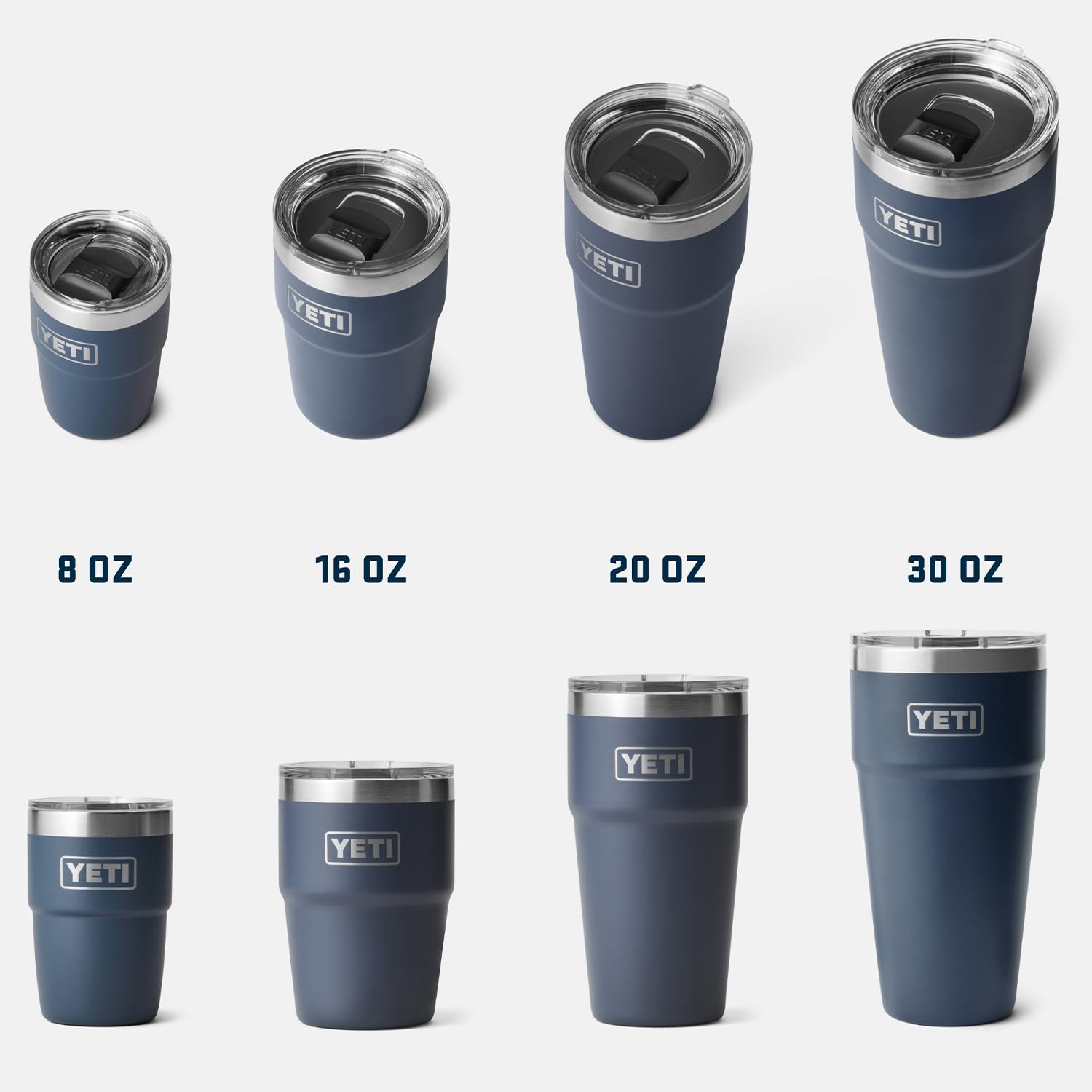 YETI Rambler stainless texture detail highlighting scratch-resistant finish benefit