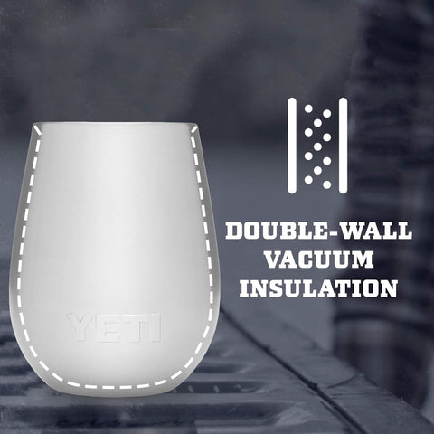 YETI Rambler Duracoat finish texture close-up showing chip-resistant coating benefit