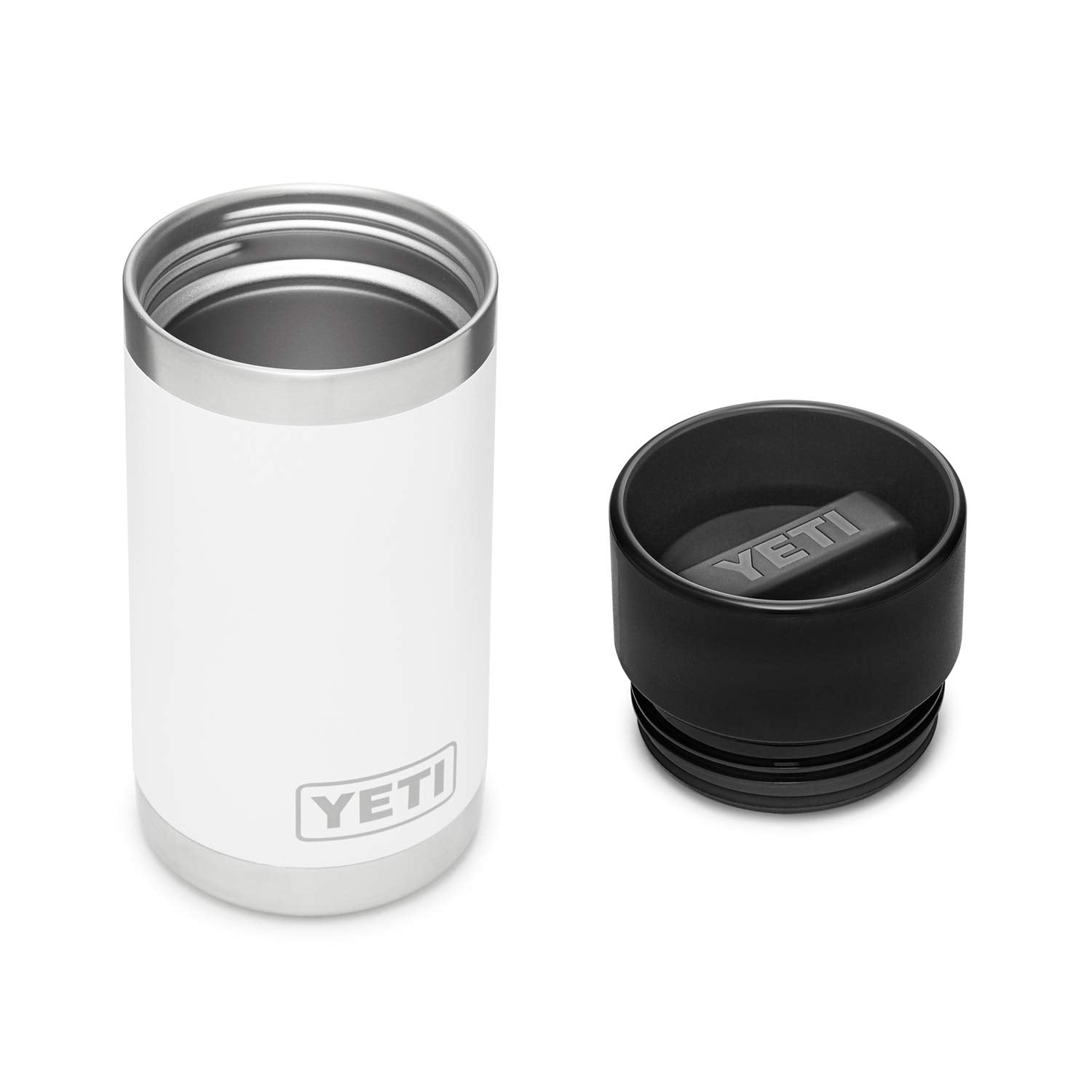 YETI Rambler no-sweat finish close detail keeping hands dry and preventing condensation
