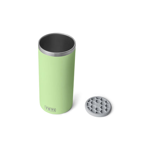 YETI Rambler Wine Chiller with bottle inserted demonstrating snug fit and protection