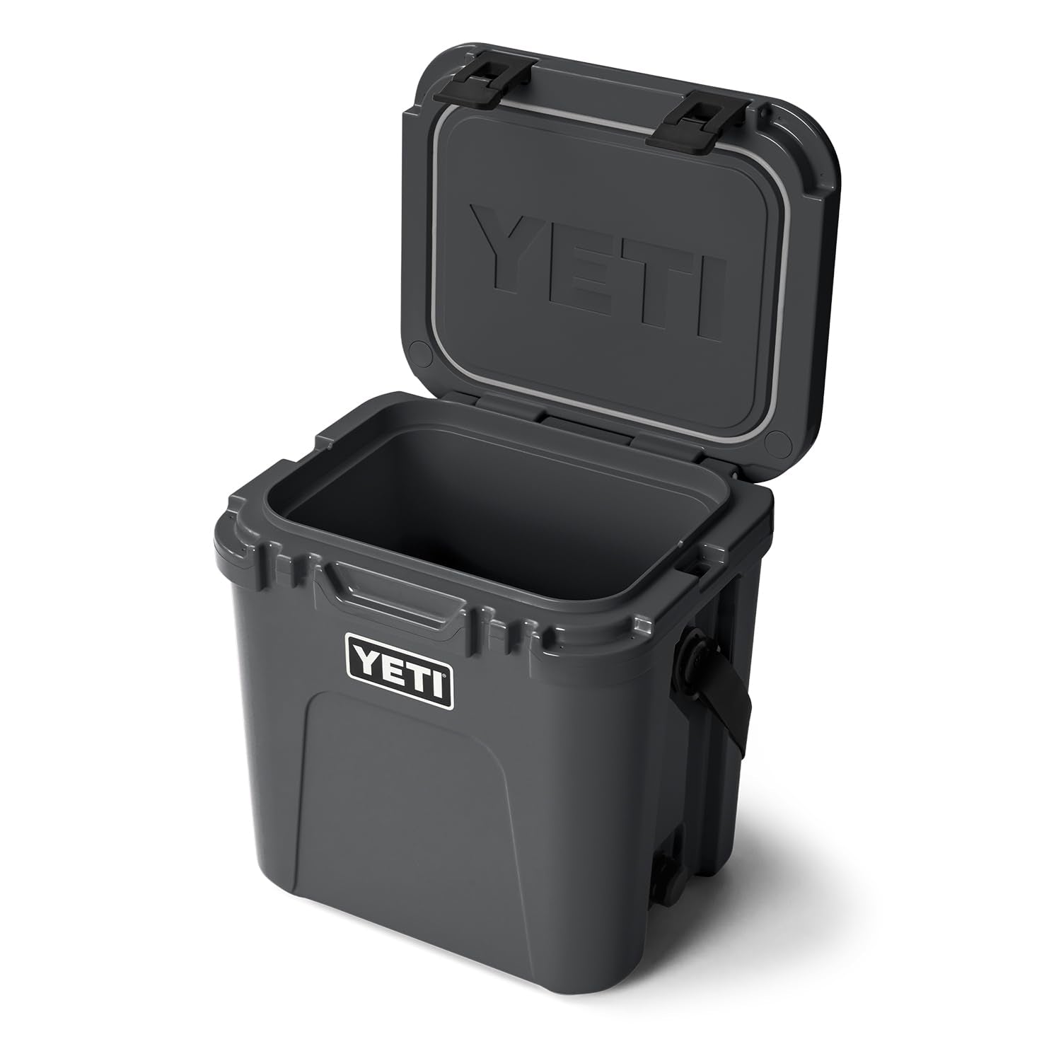 YETI Roadie 24 DoubleDuty strap close-up showing padded comfort for easier hauling