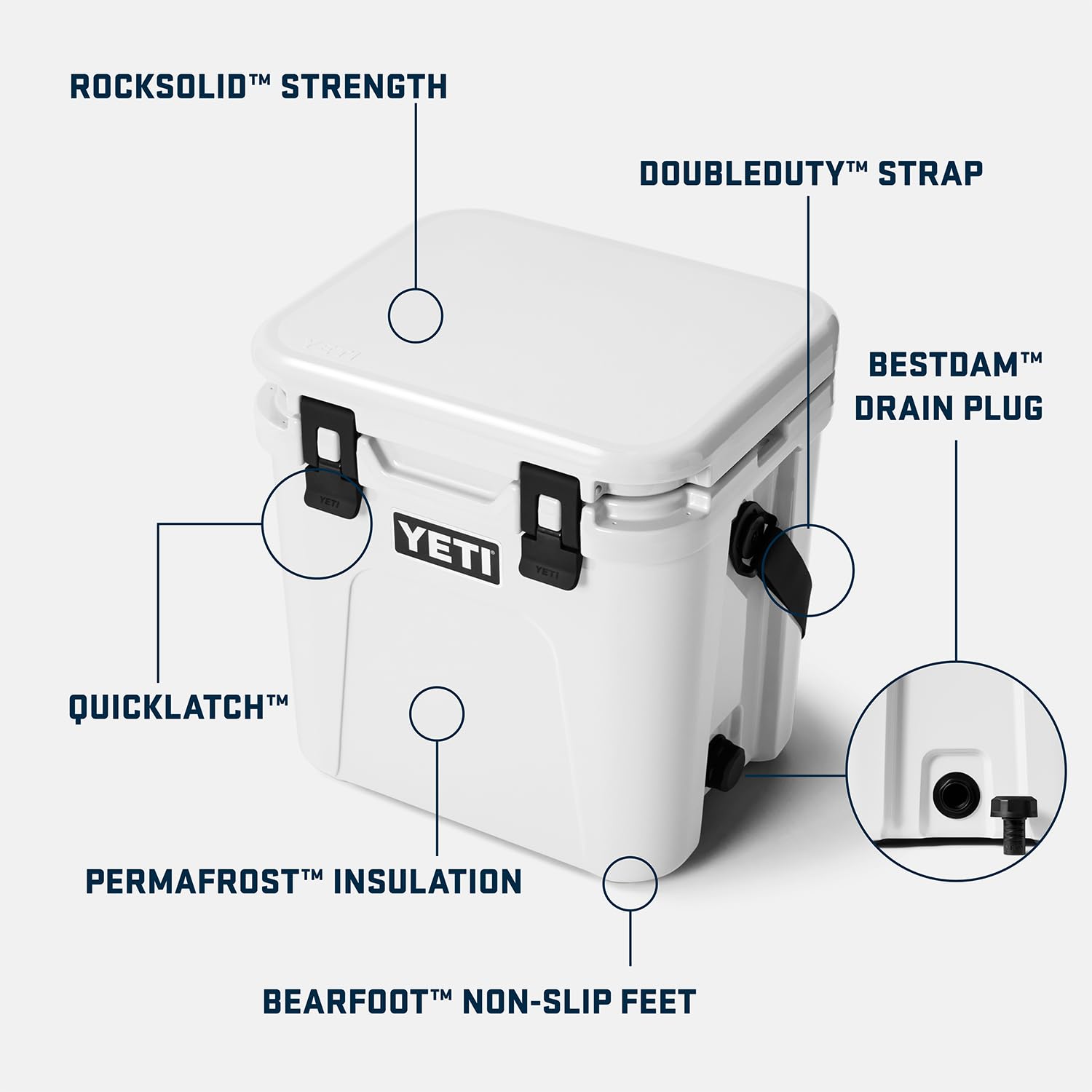 YETI Roadie 24 opened with chilled drinks showing organized interior cooling benefit