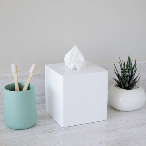 YEW DESIGN on office desk creates clean, professional workspace benefit