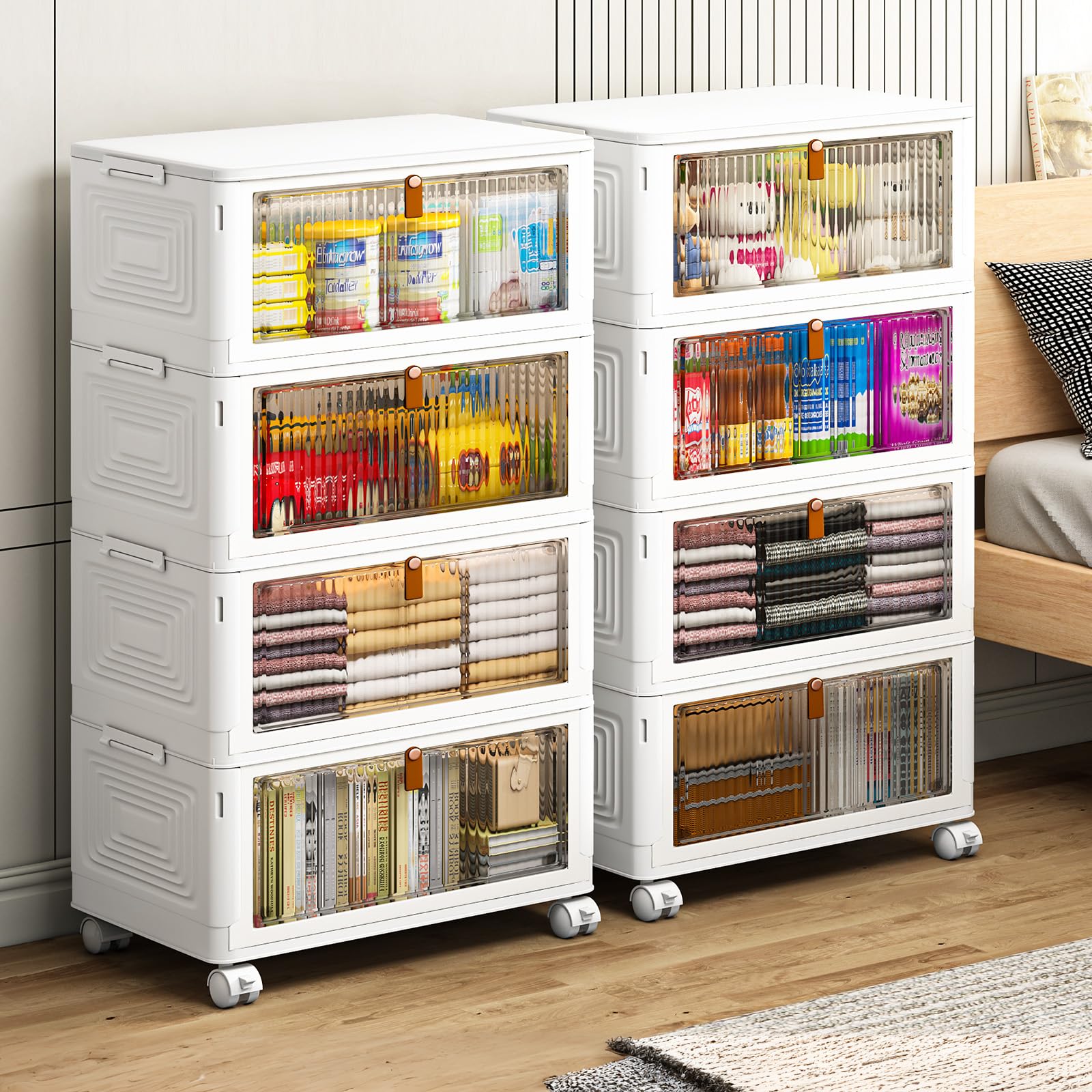 YFXCVSL in pantry showing tidy, mobile organization and easy retrieval