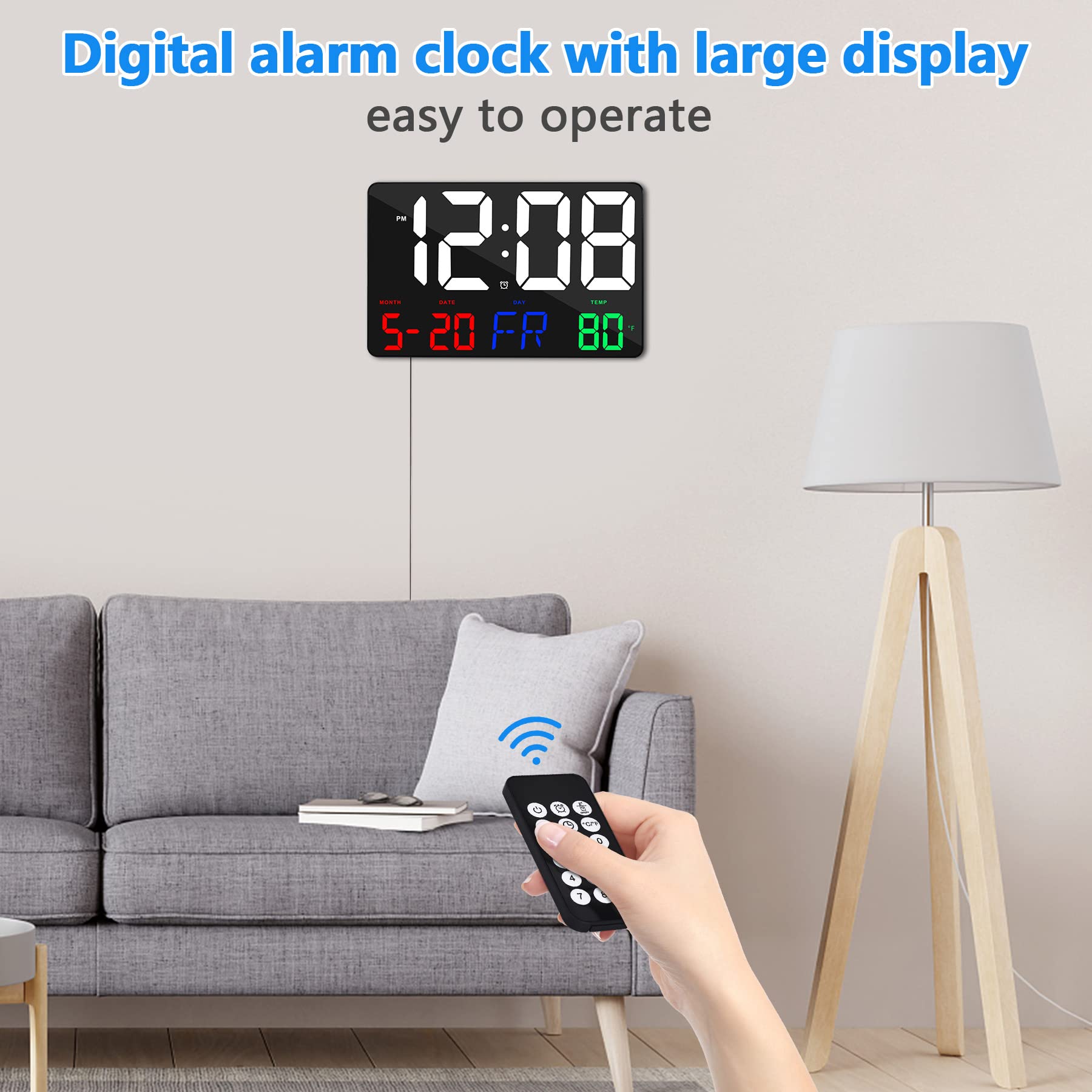 ygdigital remote control in hand for convenient setting changes from distance