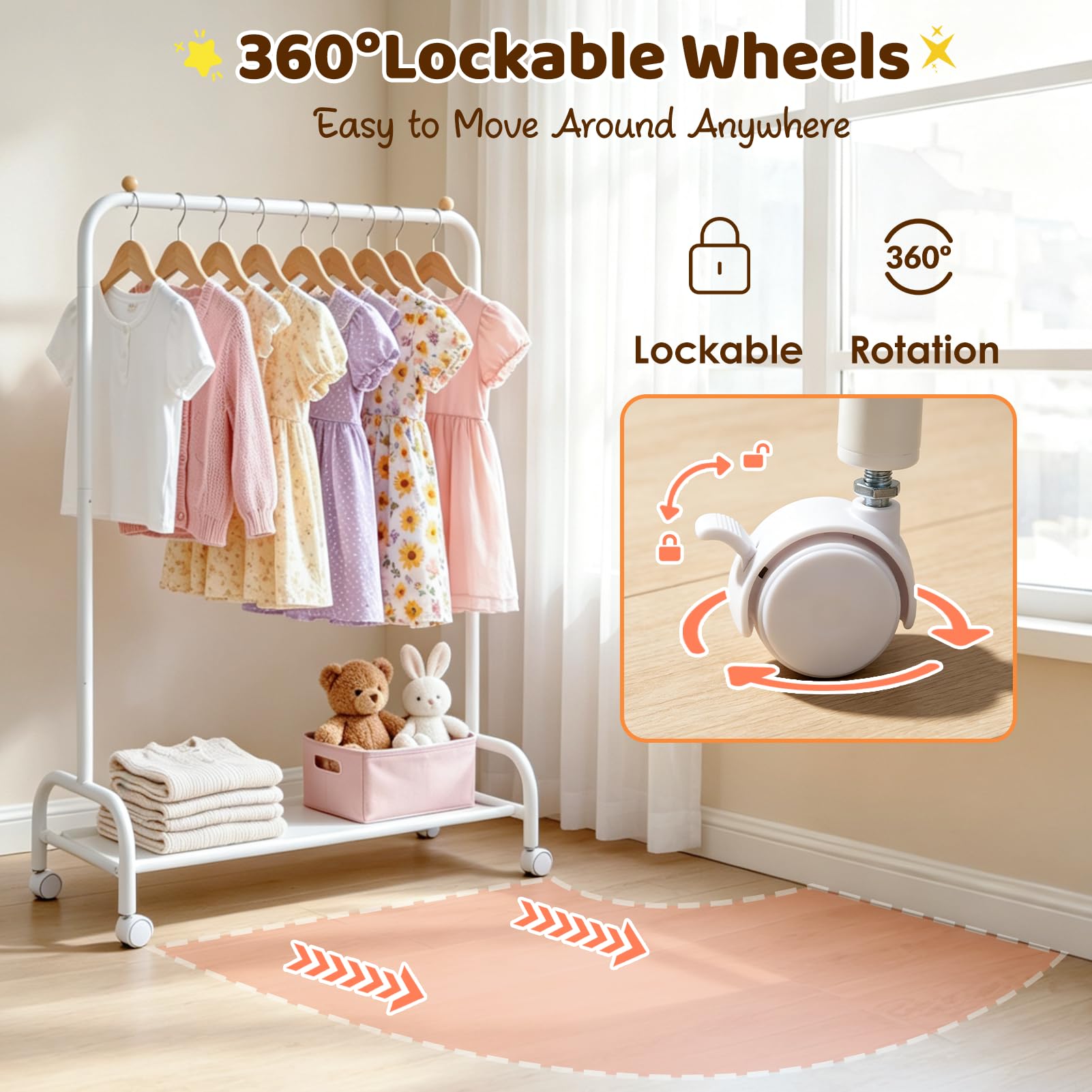 YGJT canvas shelf detail storing shoes and toys for organized space