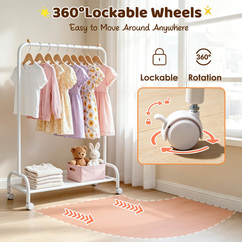 YGJT canvas shelf detail storing shoes and toys for organized space