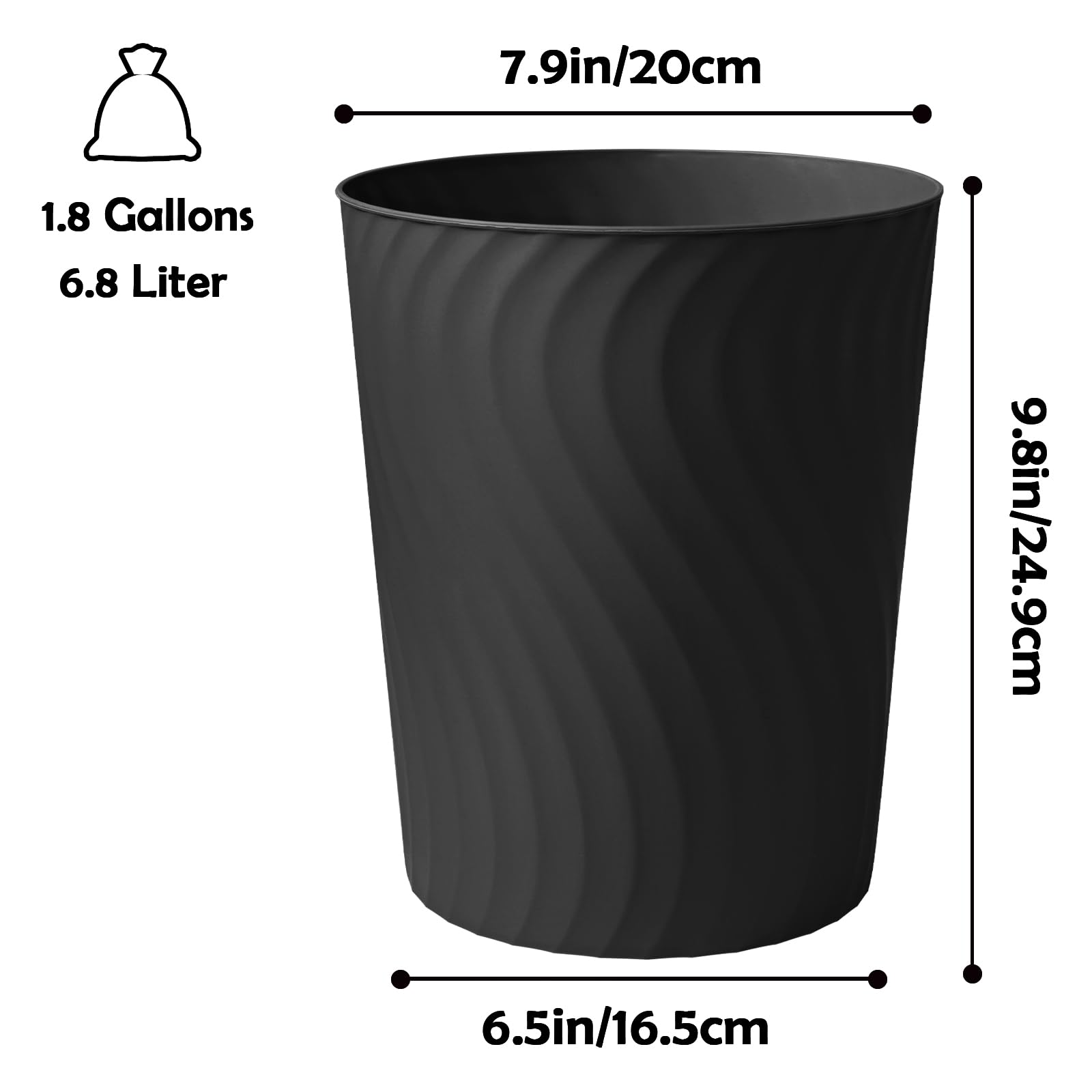YGJT packaged set with trash bag rolls showing included accessories for convenience