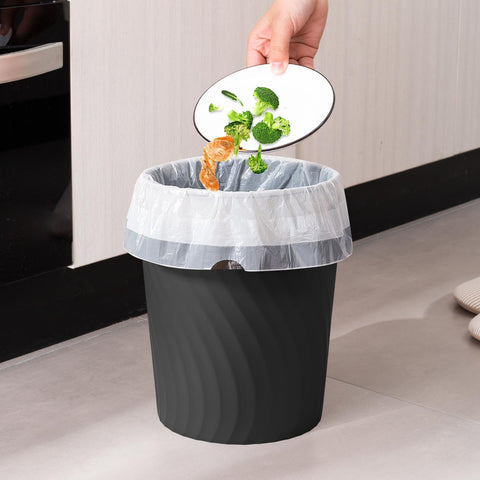 YGJT trash can in bathroom setting demonstrating stylish fit and space efficiency