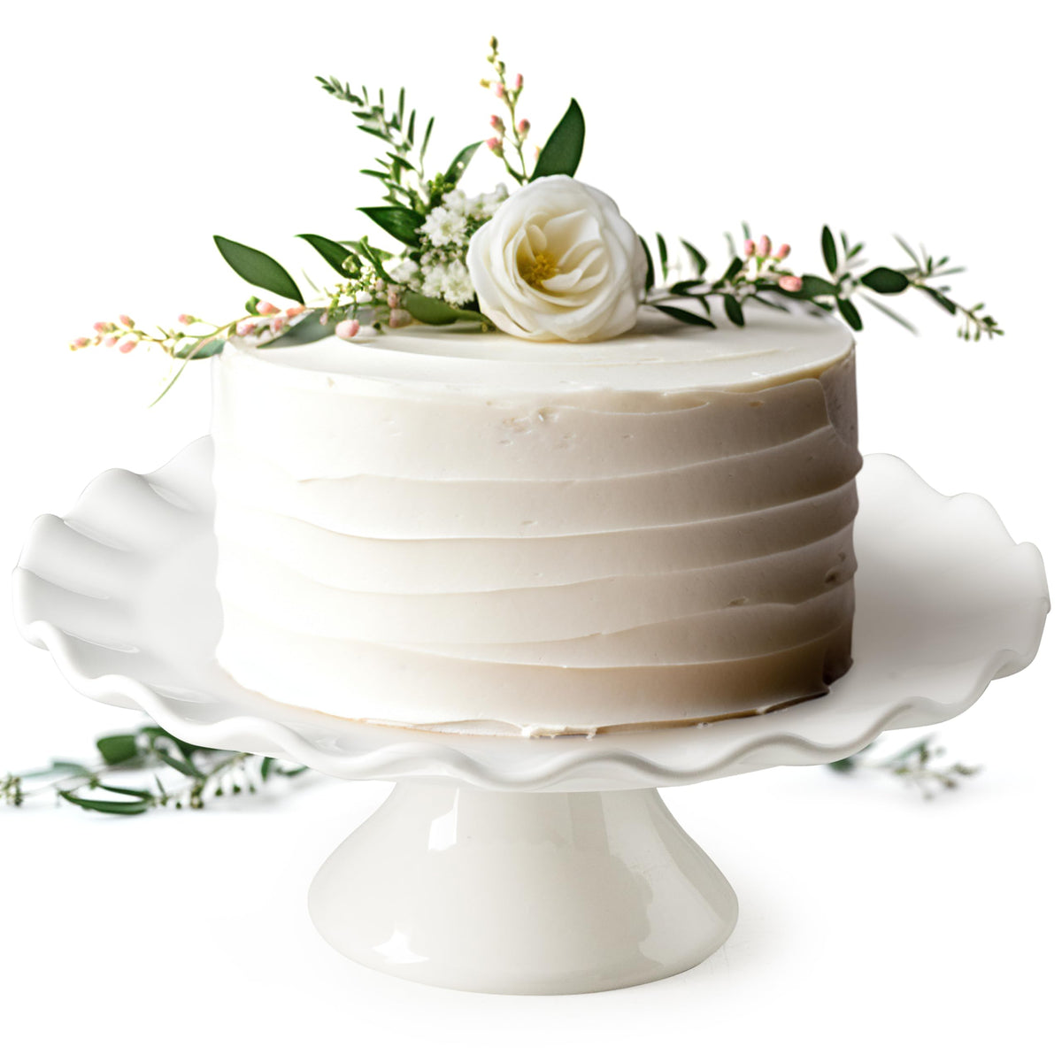 YHOJOY front view of cake stand showing elegant presentation benefit