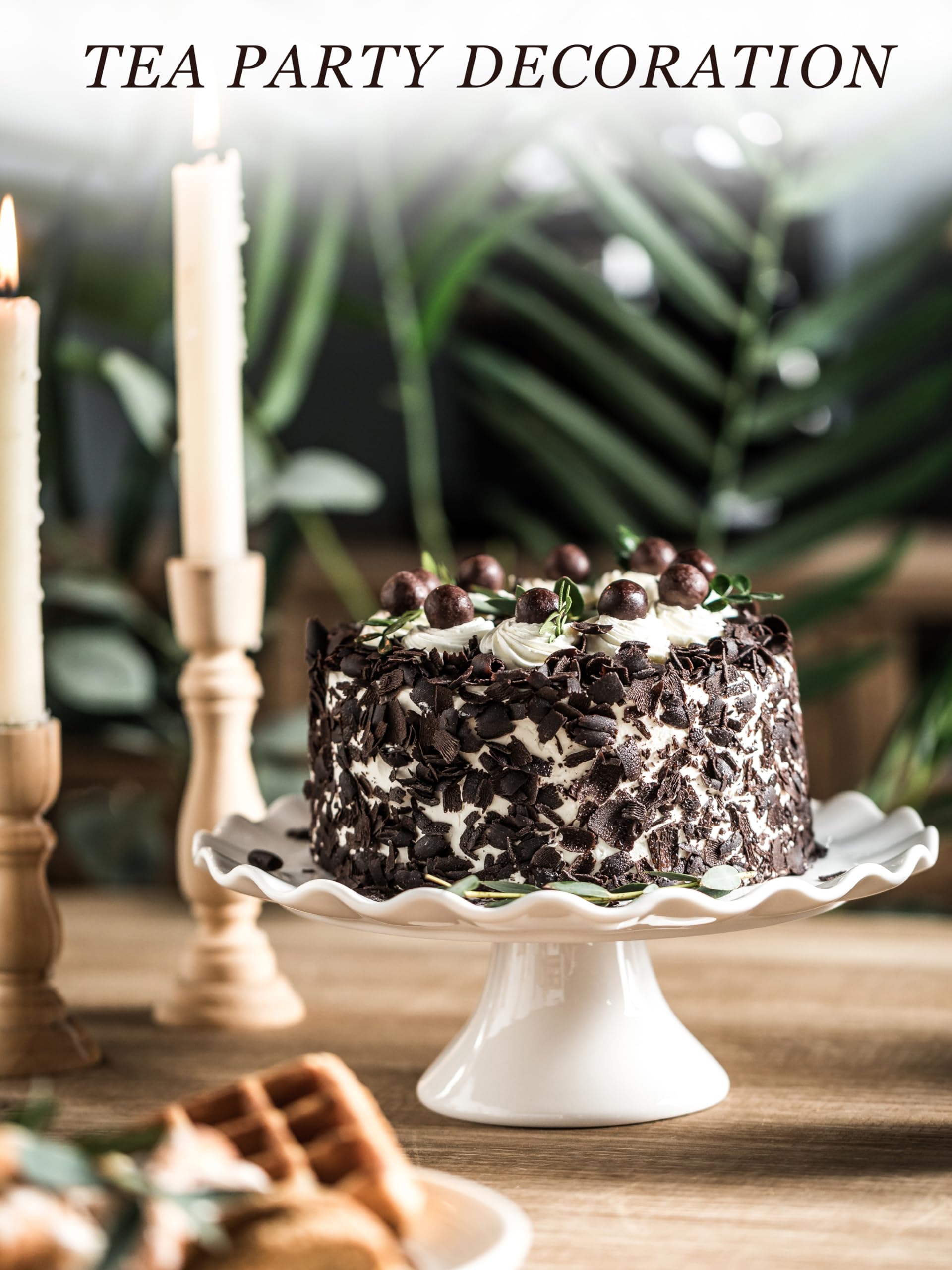 YHOJOY top-down cake on stand showing ample display space benefit