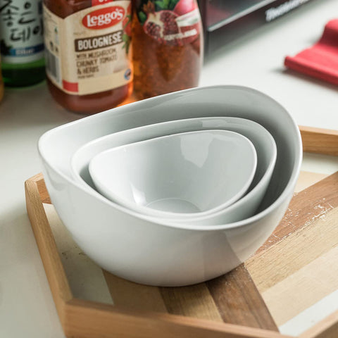 YHOSSEUN bottom bowl with chips and fruit shows large-capacity benefit