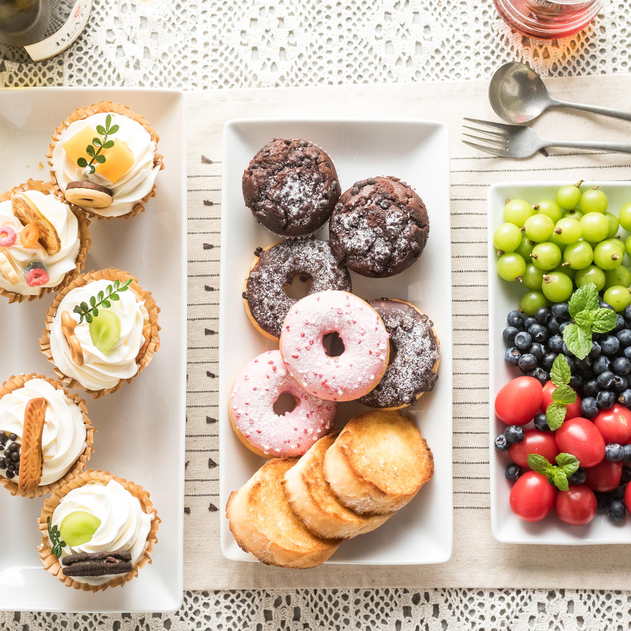 yhosseun porcelain serving desserts showing dessert display benefit