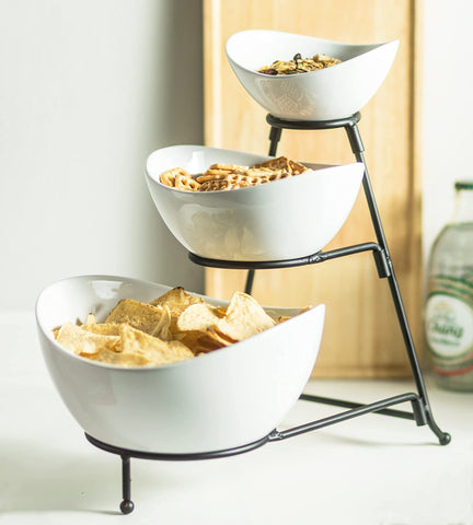 YHOSSEUN top-down view showing three-tier arrangement for easy access