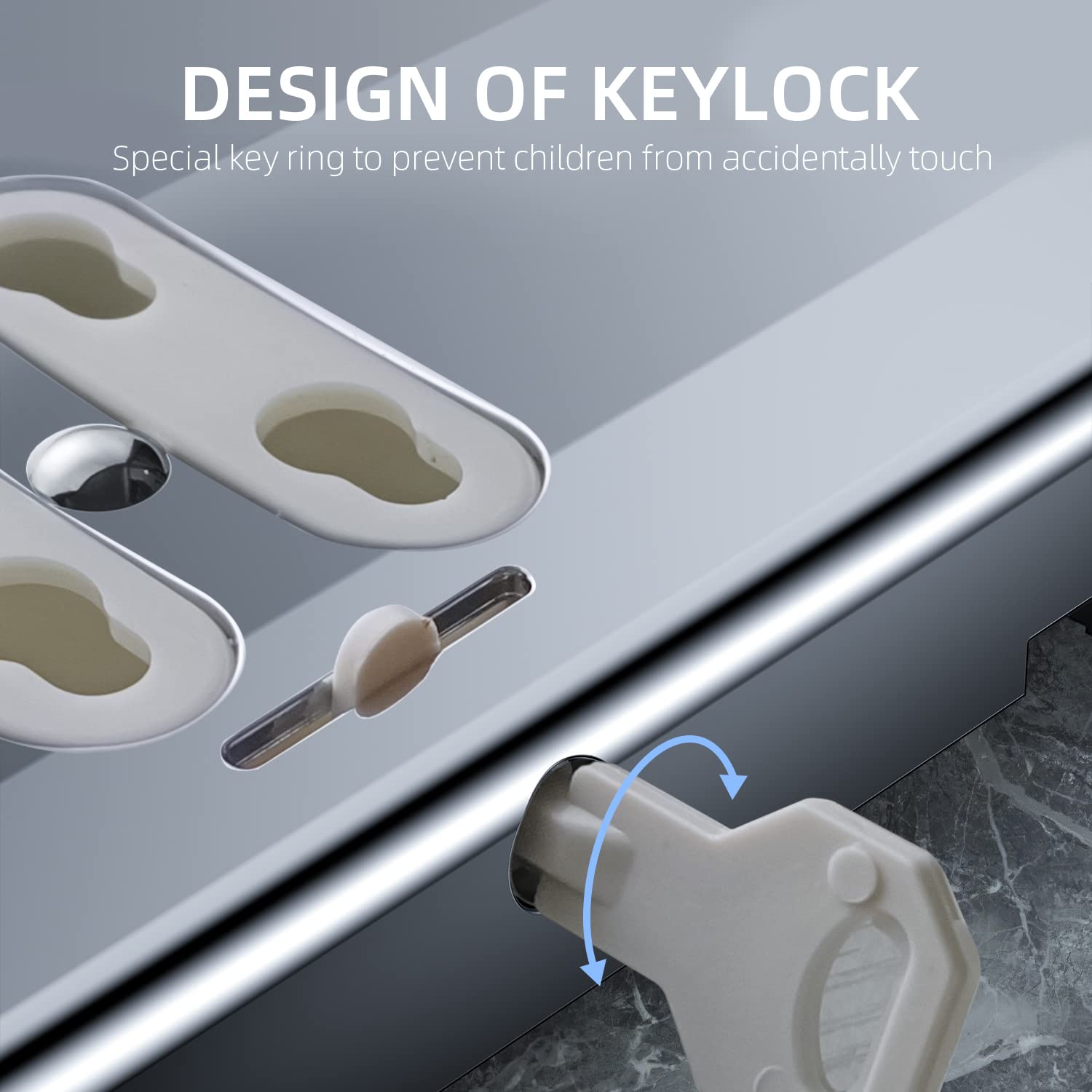 YIAOZ kitchen counter dispenser in use for versatile household use