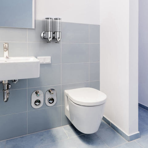 YIAOZ adhesive mounting pad applied to tile for damage-free installation advantage