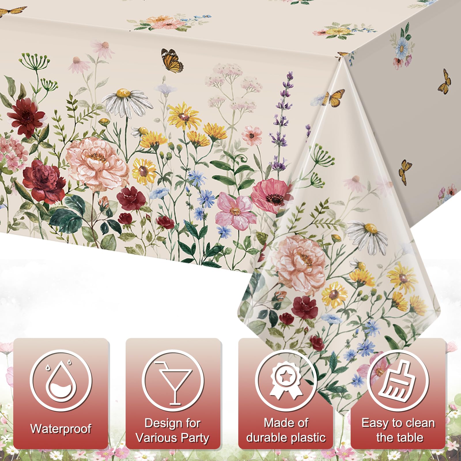 YIDAKO waterproof plastic texture close-up protecting surfaces from spills