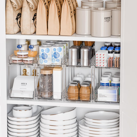 Yieach bathroom lifestyle setup showing organised countertop benefit