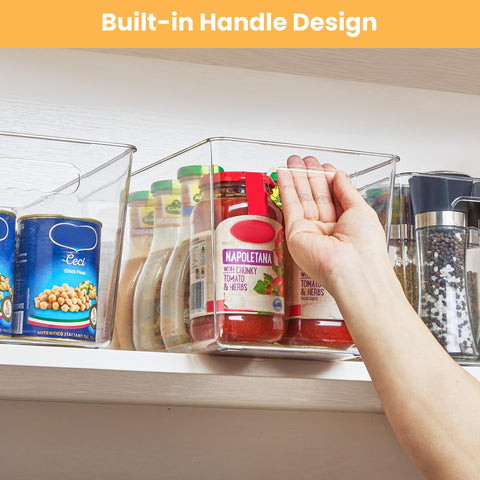 YIHONG bin inside refrigerator organizing produce and condiments efficiently
