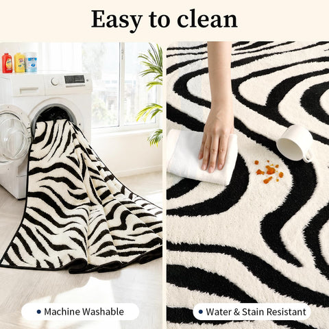 YIHOUSE child sitting on rug showing family-friendly softness and safety