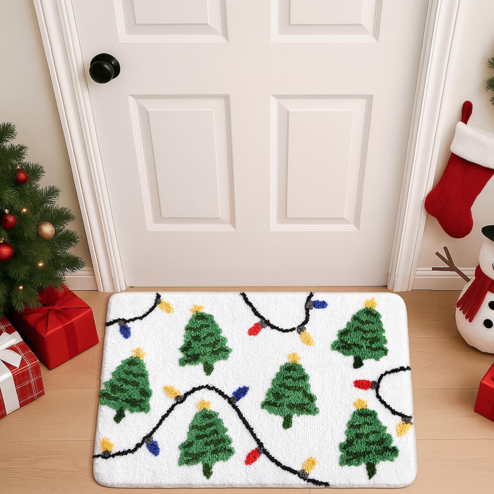 YIKUSH folded mat demonstrating compact storage between seasonal uses