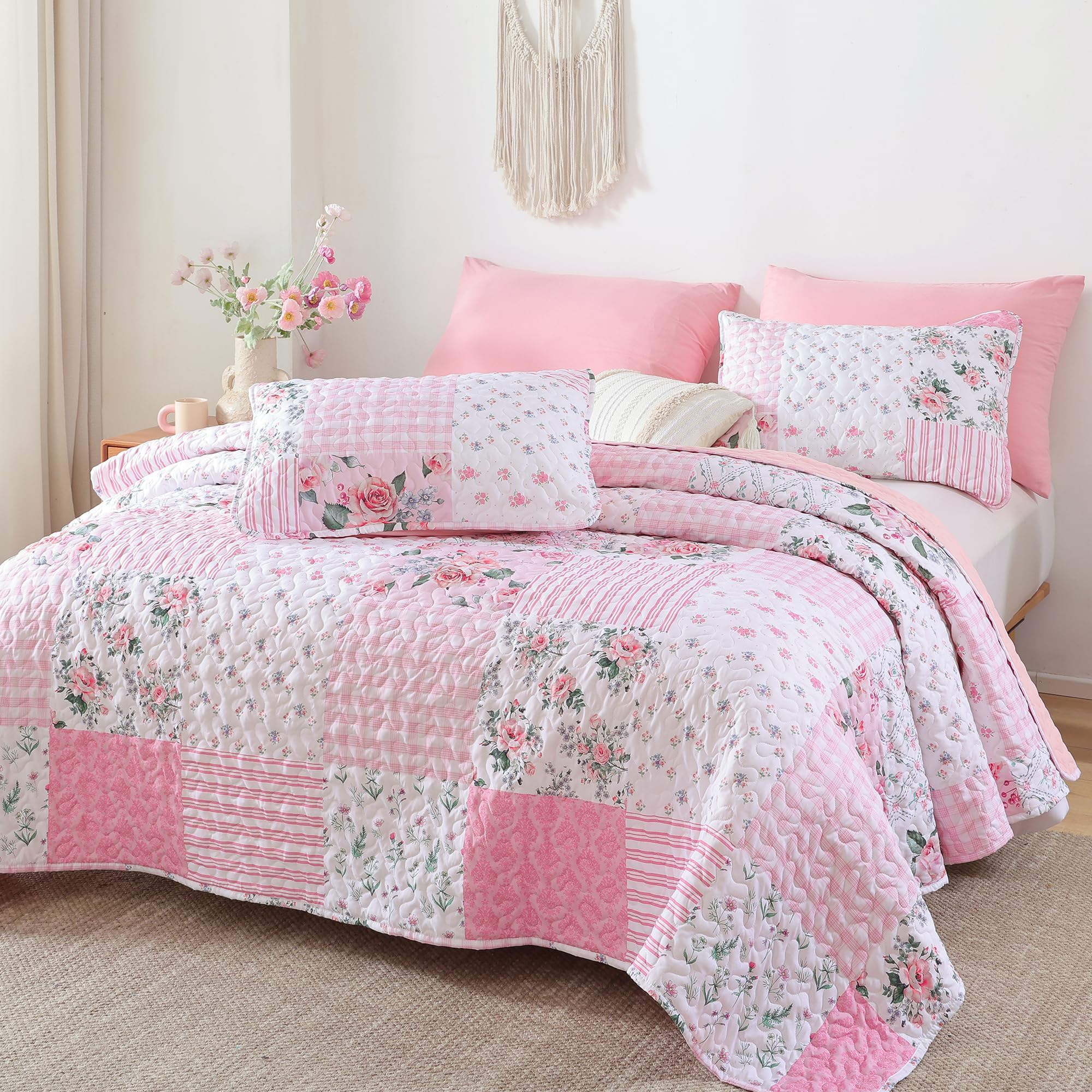 YIKUSH quilt used as sofa throw showing versatility and decorative appeal
