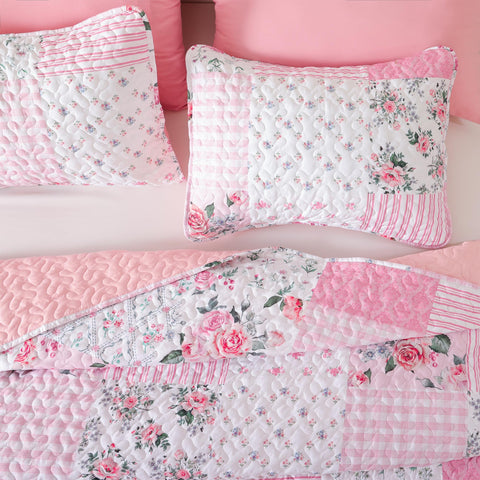 YIKUSH quilt on queen bed in styled bedroom creating warm inviting atmosphere