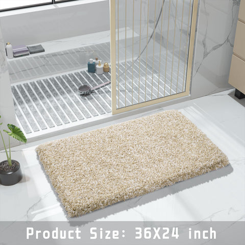 Yimobra size compared to tub showing 36x24 inch scale and bathroom fit