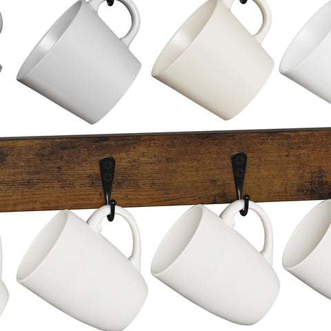 YINMIT hook detail with hanging mugs making cups easy to access benefit